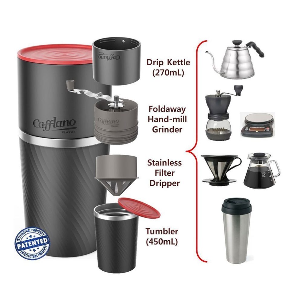 Caffiano Coffee Maker & Grinder Exploded Diagram